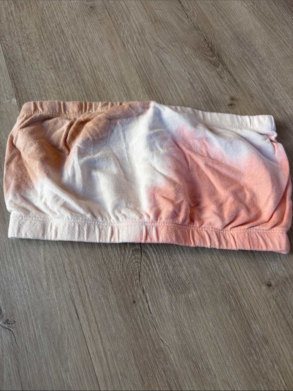Peach Ombre Stretch Bandeau Top